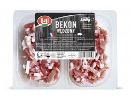 3021002 Bekon wędzony 20x2x60g