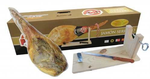 J60 CAIXA KIT JAMON JAMONERO CUCHILLO